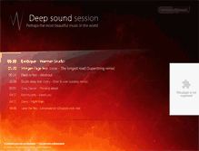 Tablet Screenshot of deepsoundsession.com